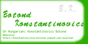 botond konstantinovics business card